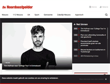 Tablet Screenshot of denoordoostpolder.nl